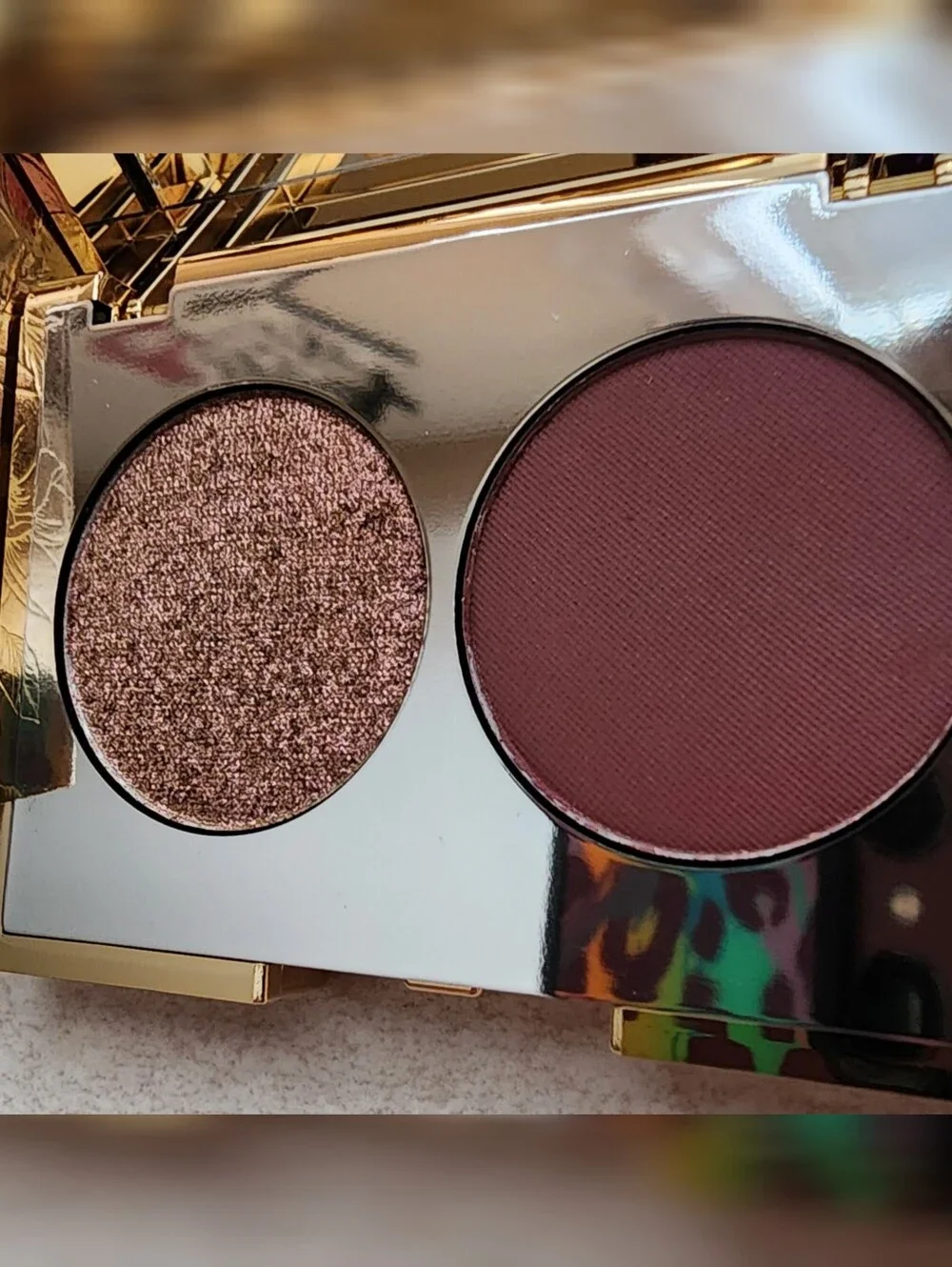 Chantecaille Gilded Garden Eye Duet in the shade Cassis NWT